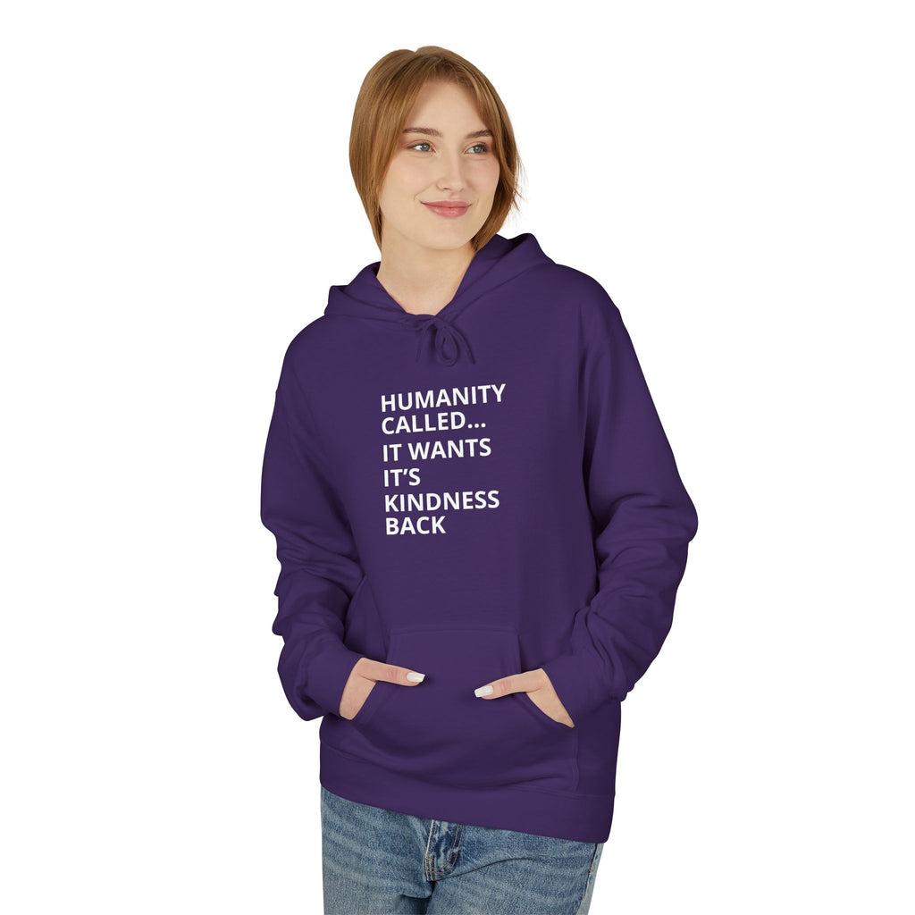Compassion Statement Fleece Hoodie