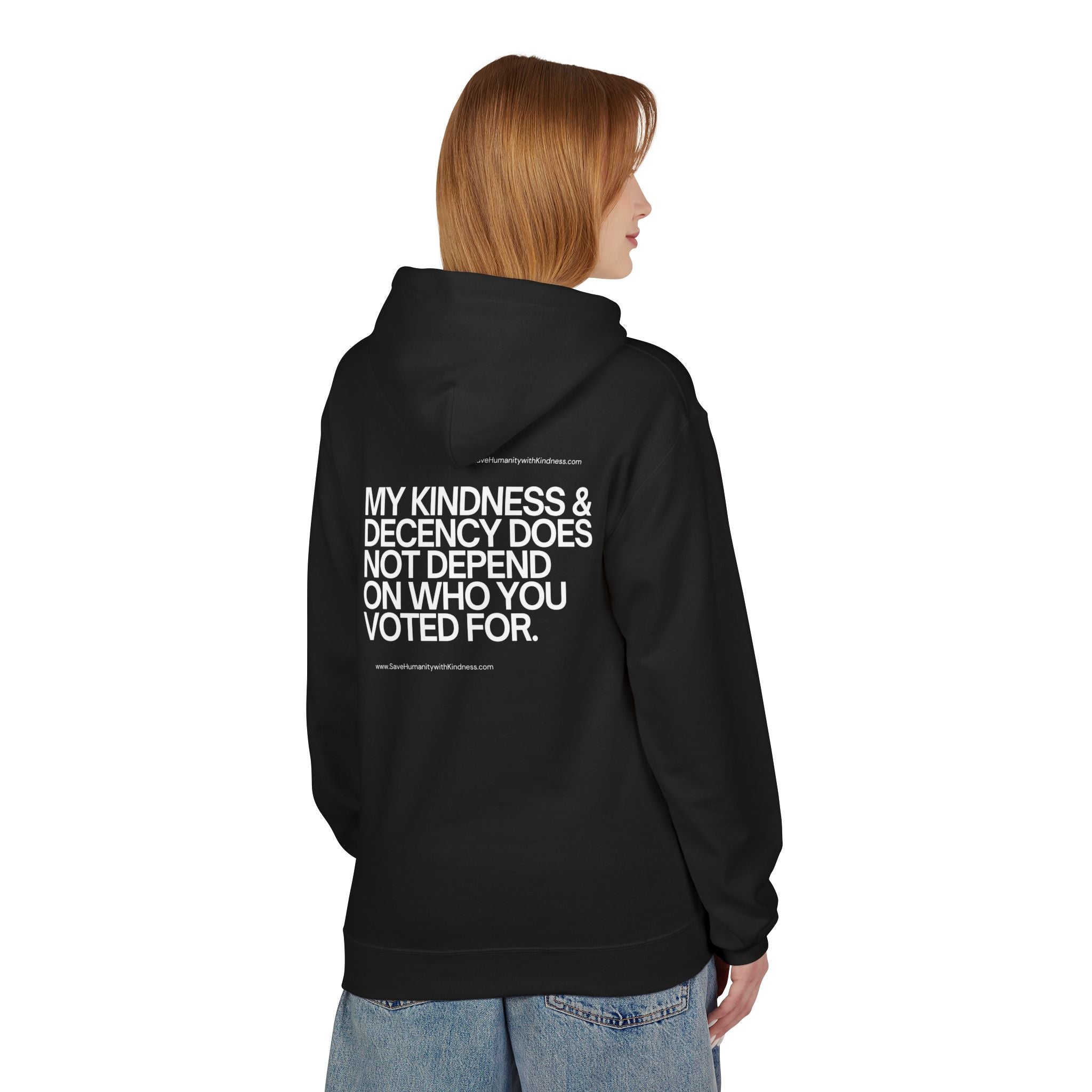 Compassion Statement Fleece Hoodie