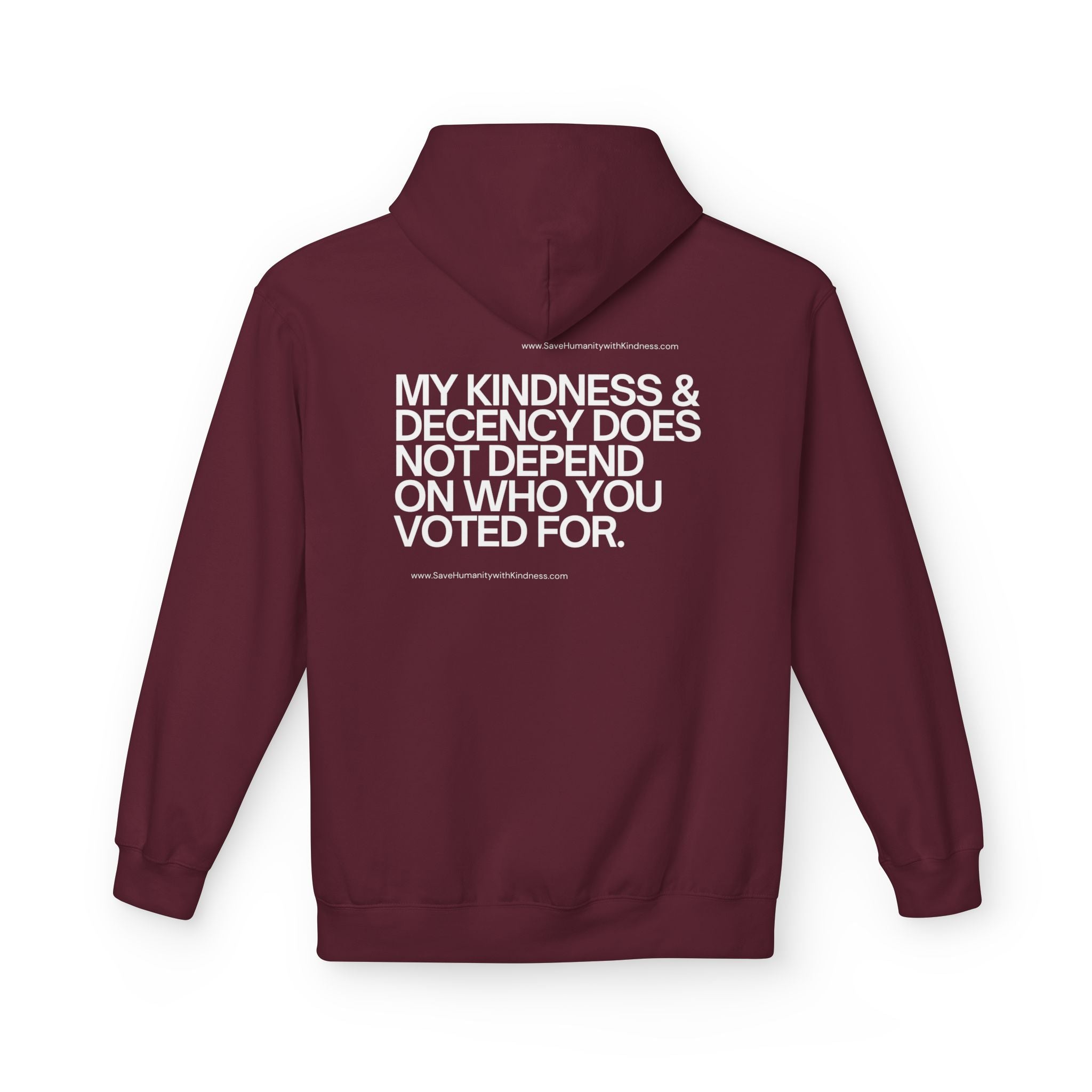 Compassion Statement Fleece Hoodie