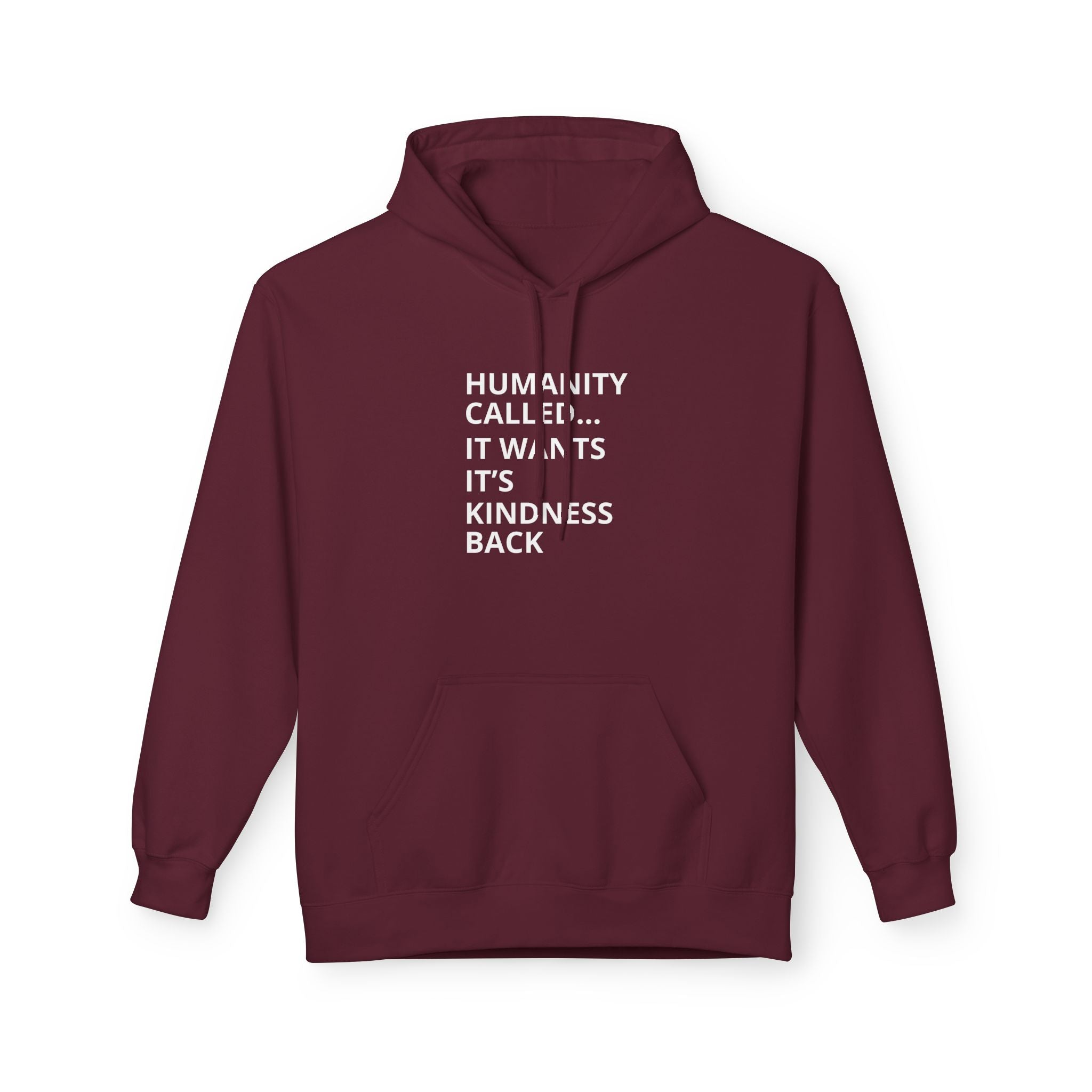 Compassion Statement Fleece Hoodie