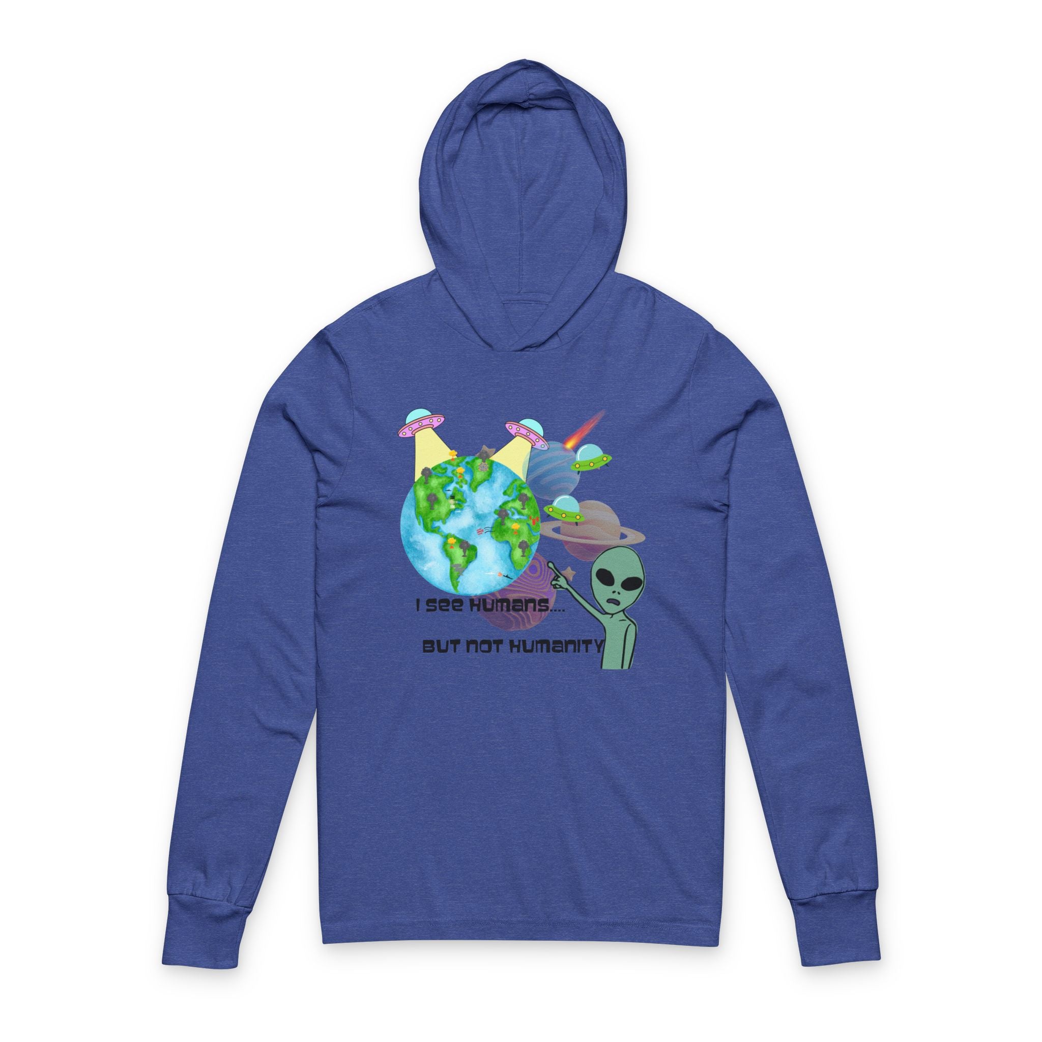 Inspirational Hoodie with Humanity Message | Unisex Casual Wear - Save Humanity with Kindness