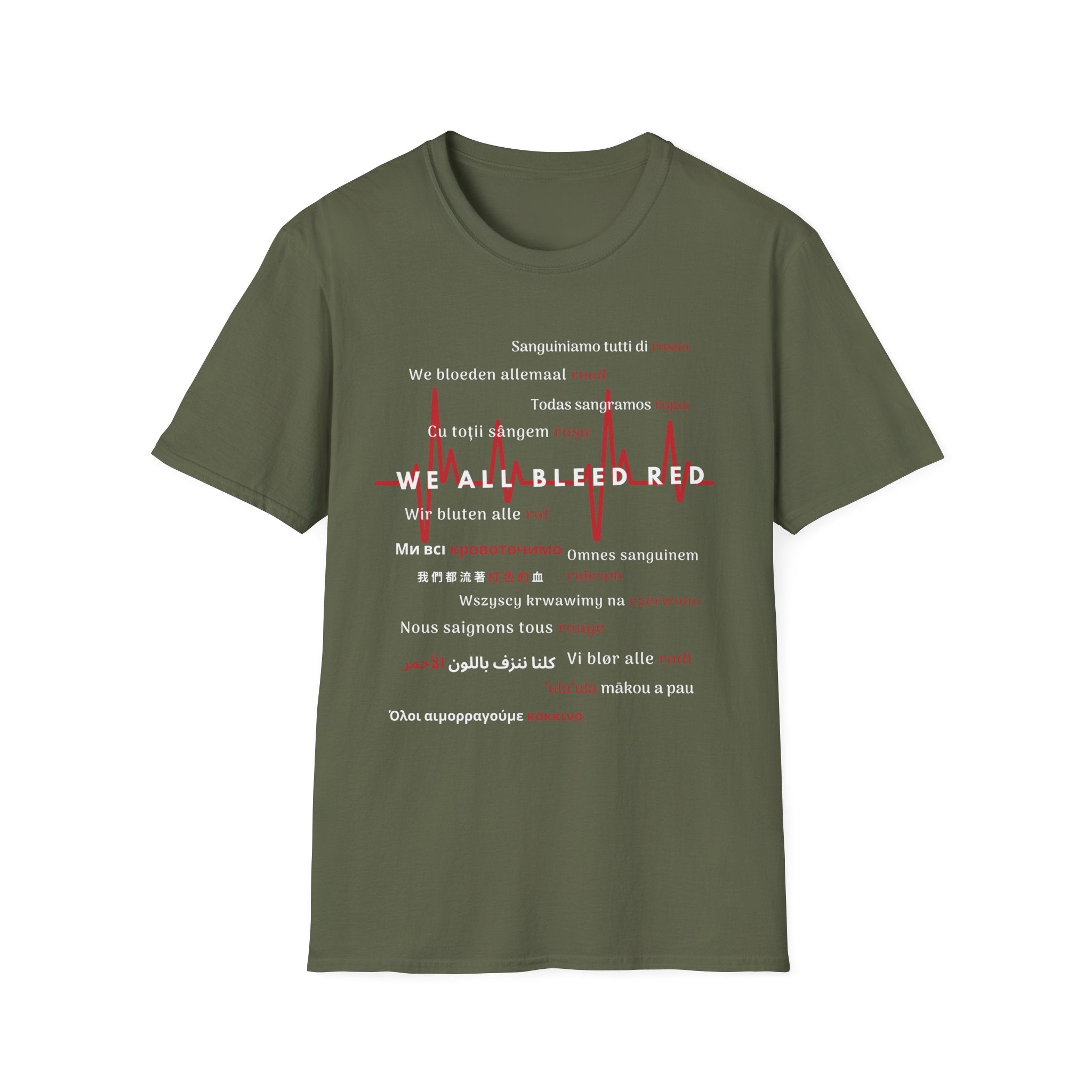 We All Bleed Red - Unisex - Save Humanity with Kindness
