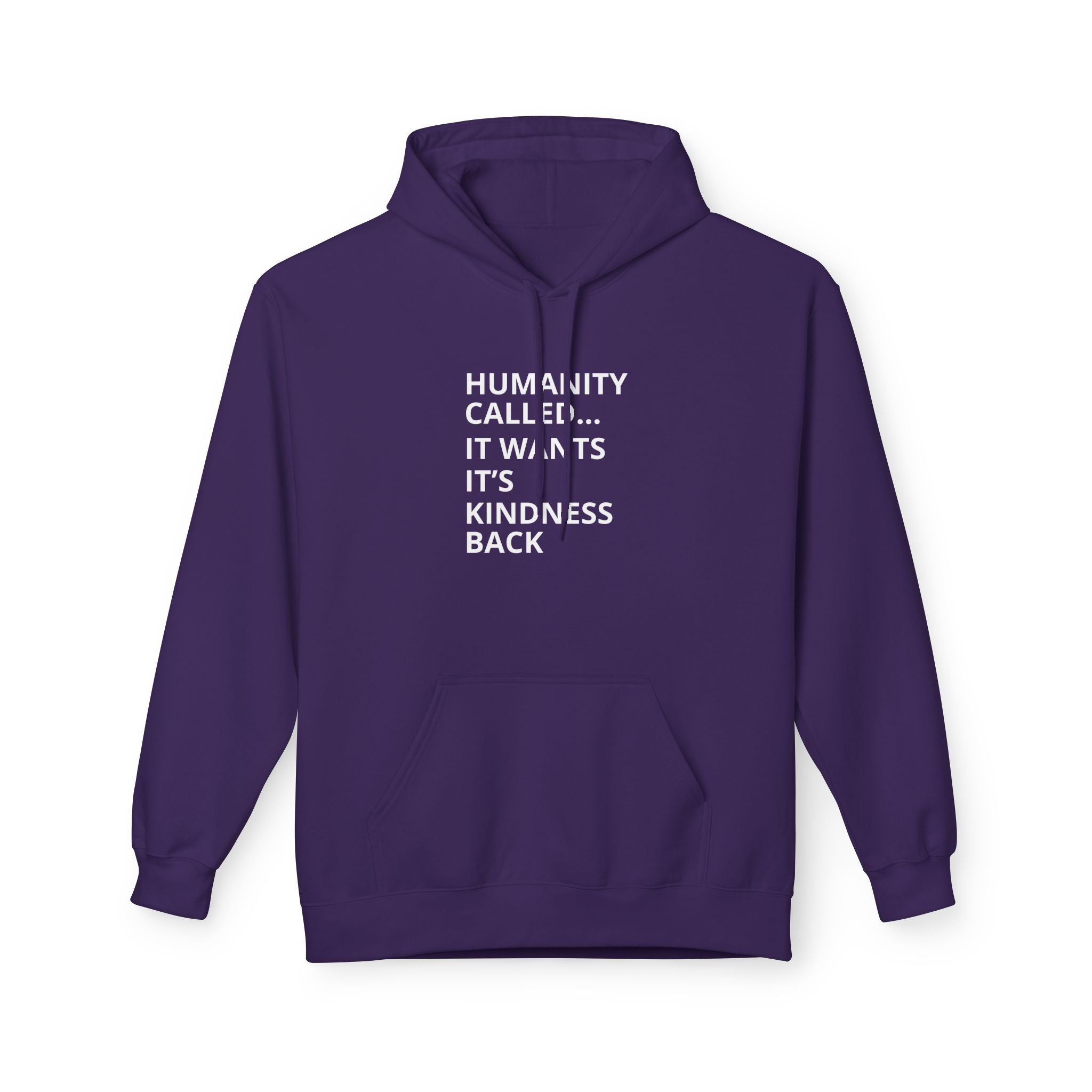 Compassion Statement Fleece Hoodie