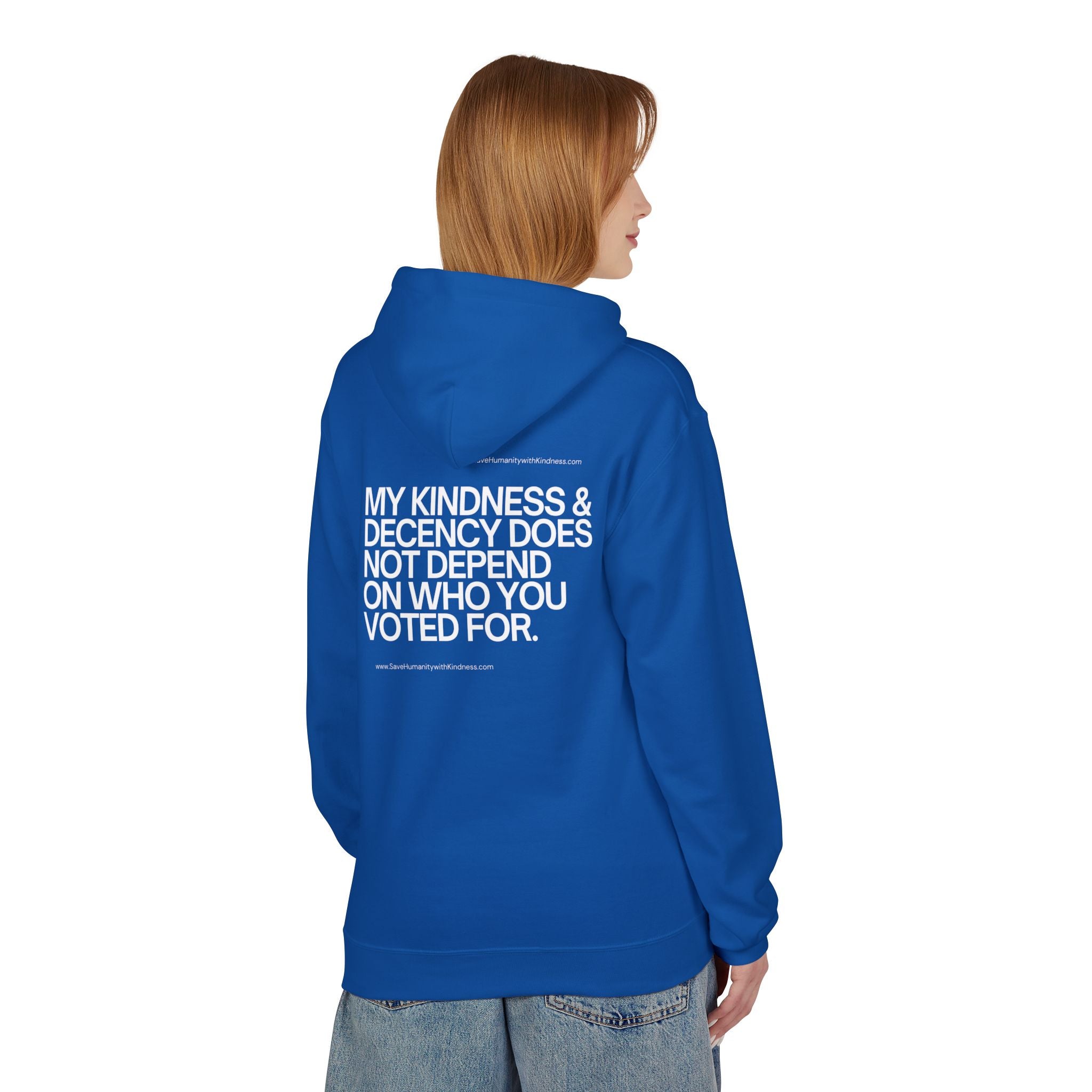 Compassion Statement Fleece Hoodie
