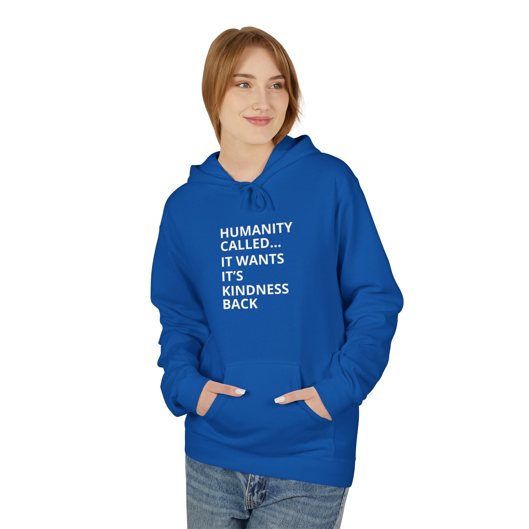 Compassion Statement Fleece Hoodie