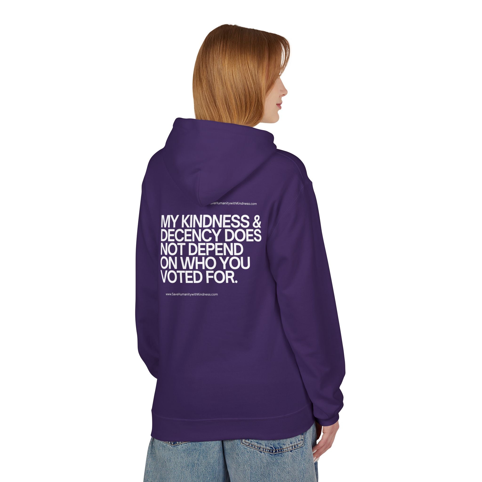 Compassion Statement Fleece Hoodie